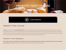 Tablet Screenshot of prodotti-tipici-italiani.com